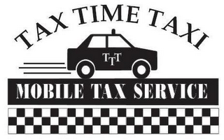 TAX TIME TAXI MOBILE TAX SERVICE TTT logo