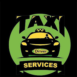 TAXI SERVICES, DRIVER logo