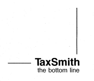 TAXSMITH THE BOTTOM LINE logo
