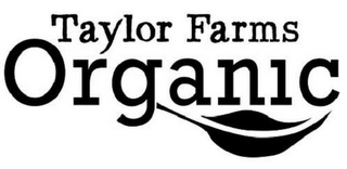 TAYLOR FARMS ORGANIC logo