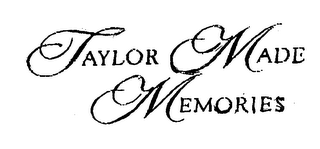 TAYLOR MADE MEMORIES logo