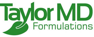 TAYLOR MD FORMULATIONS logo