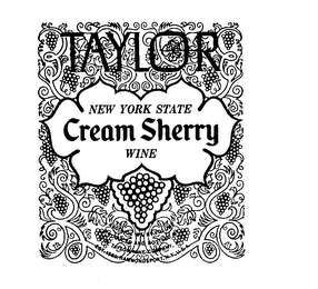 TAYLOR NEW YORK STATE CREAM SHERRY WINE logo