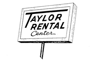TAYLOR RENTAL CENTER logo