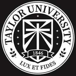 TAYLOR UNIVERSITY 1846 LUX ET FIDES logo