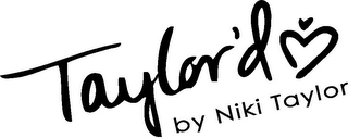 TAYLOR'D BY NIKI TAYLOR logo