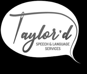 TAYLOR'D SPEECH & LANGUAGE SERVICES logo