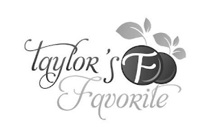 TAYLOR'S F FAVORITE logo