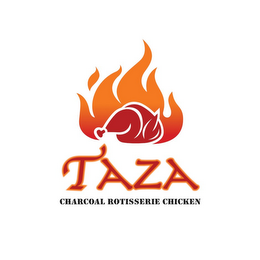 TAZA CHARCOAL ROTISSERIE CHICKEN logo