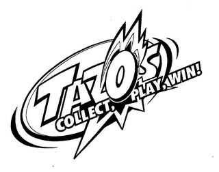 TAZOS COLLECT, PLAY, WIN! logo