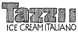TAZZII ICE CREAM ITALIANO logo