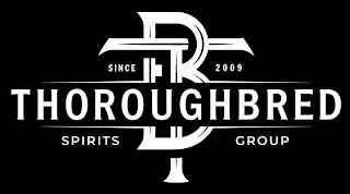 TB SINCE 2009 THOROUGHBRED SPIRITS GROUP logo