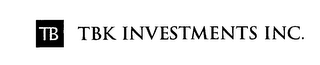 TB TBK INVESTMENTS INC. logo