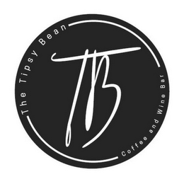 TB THE TIPSY BEAN COFFEE AND WINE BAR logo