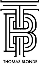 TB THOMAS BLONDE logo