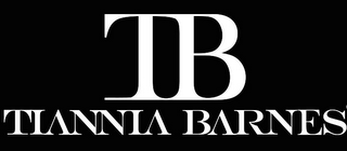 TB TIANNIA BARNES logo