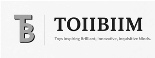 TB TOIIBIIM TOYS INSPIRING BRILLIANT, INNOVATIVE, INQUISITIVE MINDS. logo