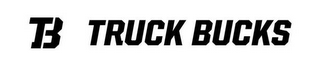 TB TRUCK BUCKS logo
