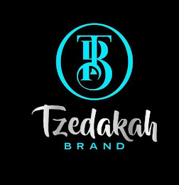 TB TZEDAKAH BRAND logo