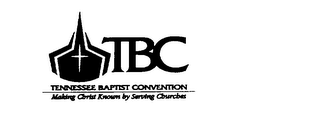 TBC TENNESSEE BAPIST CONVENTION MAKING CHRIST KNOWN BY SERVING CHURCHES logo
