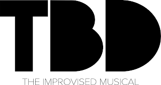 TBD THE IMPROVISED MUSICAL logo