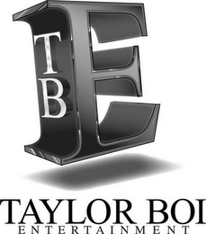 TBE TAYLOR BOI ENTERTAINMENT logo
