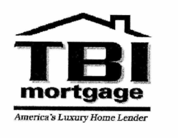 TBI MORTGAGE AMERICA'S LUXURY HOME LENDER logo
