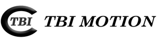 TBI TBI MOTION logo