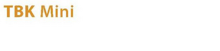 TBK MINI logo
