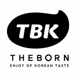 TBK THEBORN ENJOY OF KOREAN TASTE logo