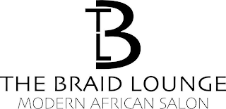 TBL THE BRAID LOUNGE MODERN AFRICAN SALON logo