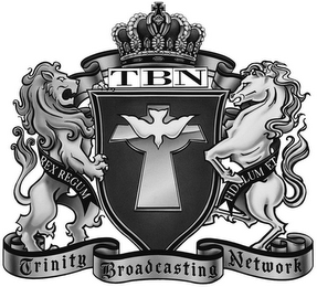TBN REX REGUM FIDELUM ET TRINITY BROADCASTING NETWORK logo