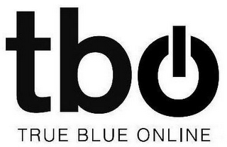 TBO TRUE BLUE ONLINE logo