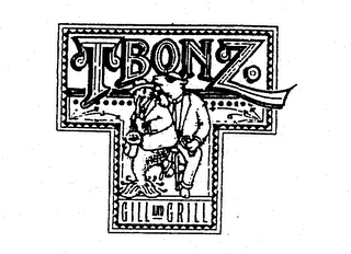 TBONZ GILL AND GRILL logo