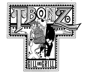 TBONZ GILL AND GRILL logo