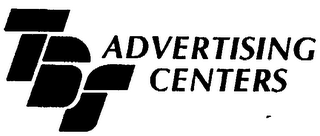 TBS ADVERTISING CENTERS logo