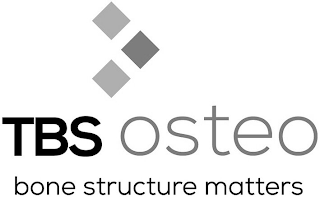 TBS OSTEO BONE STRUCTURE MATTERS logo