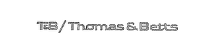 T&B/THOMAS & BETTS logo