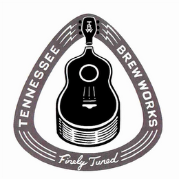 TBW TENNESSEE BREW WORKS FINELY TUNED logo