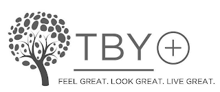 TBY FEEL GREAT. LOOK GREAT. LIVE GREAT. logo