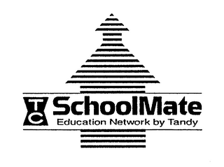 TC SCHOOLMATE EDUCATION NETWORK BY TANDY logo