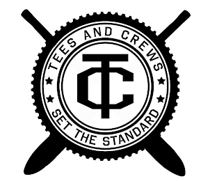 TC SET THE STANDARD TEES AND CREWS logo