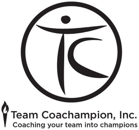 TC TEAM COACHAMPION, INC. COACHING YOUR TEAM INTO CHAMPIONS logo