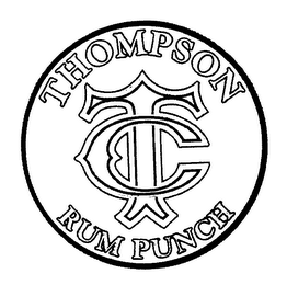 TC THOMPSON RUM PUNCH logo