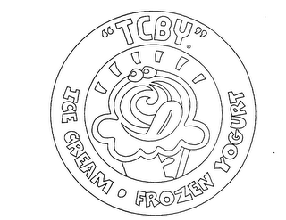 "TCBY" ICE CREAM FROZEN YOGURT logo