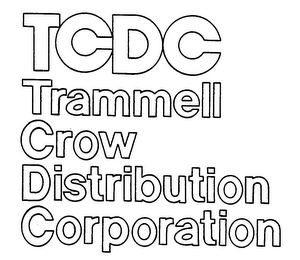 TCDC TRAMMELL CROW DISTRIBUTION CORPORATION logo