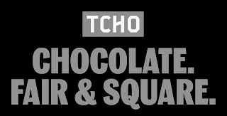 TCHO CHOCOLATE. FAIR & SQUARE. logo