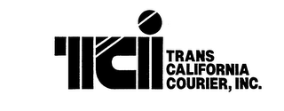 TCI TRANS CALIFORNIA COURIER, INC. logo