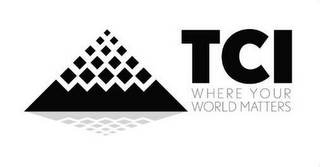 TCI WHERE YOUR WORLD MATTERS logo