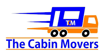 TCM THE CABIN MOVERS logo